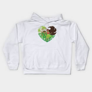 Hidden hearts of Hawaii: earth Kids Hoodie